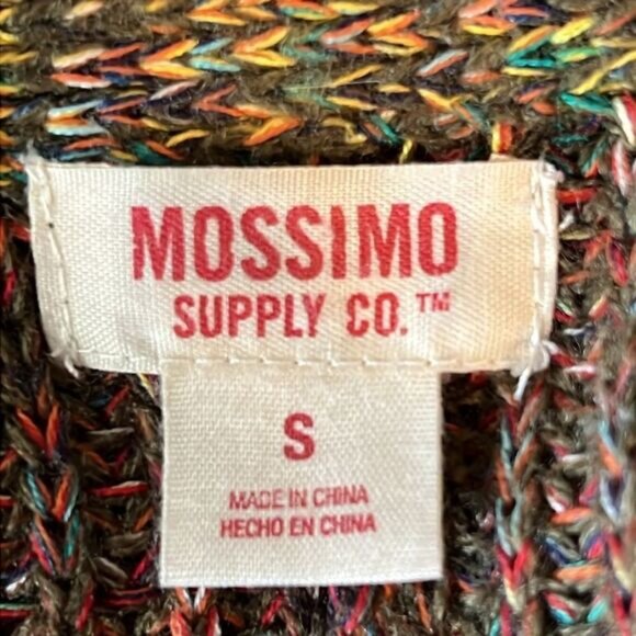 Mossimo Supply Co Multicoloured Open Face Cardigan Size S - Picture 9 of 10